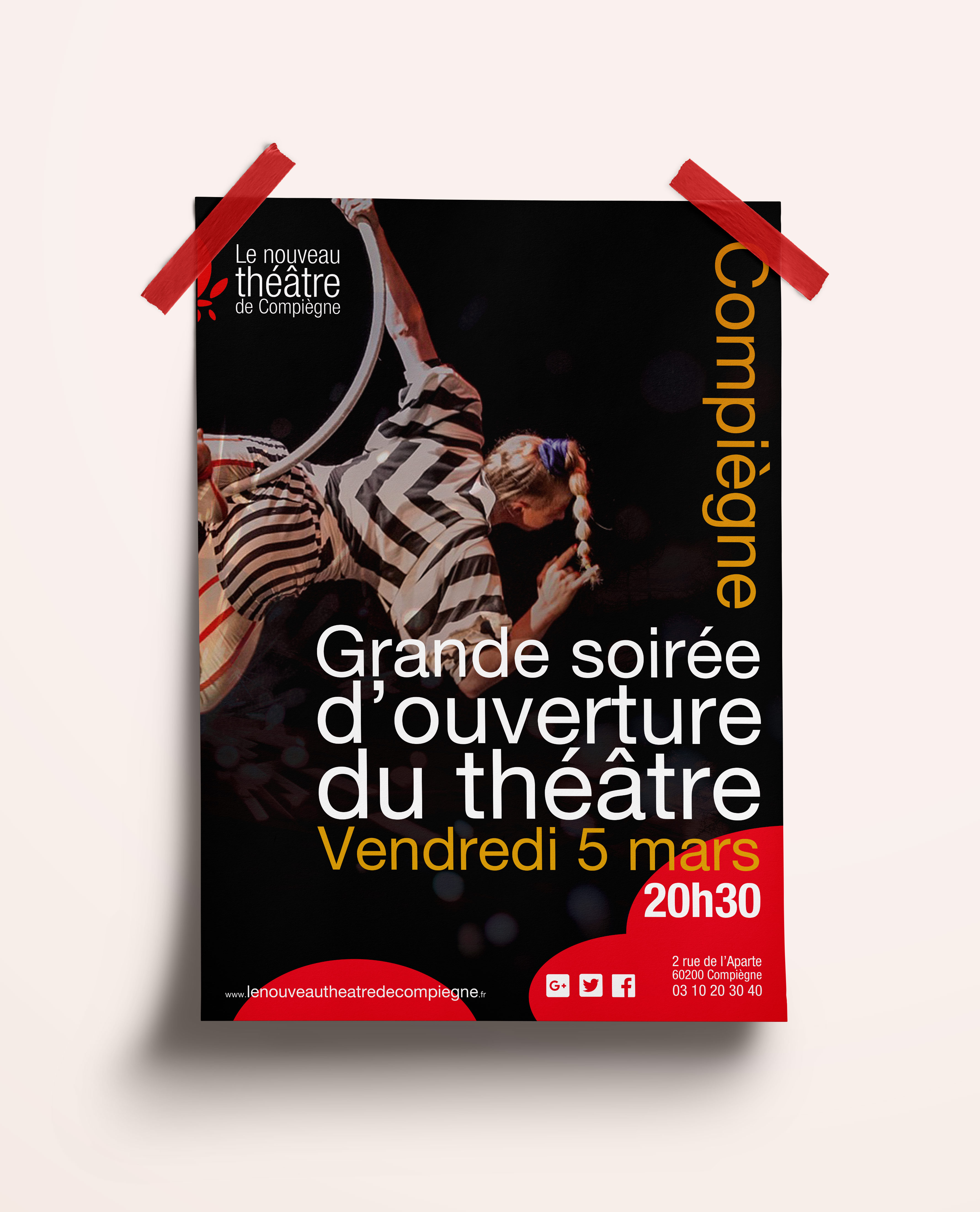 Affiche Le Nouveau théâtre de Compiègne