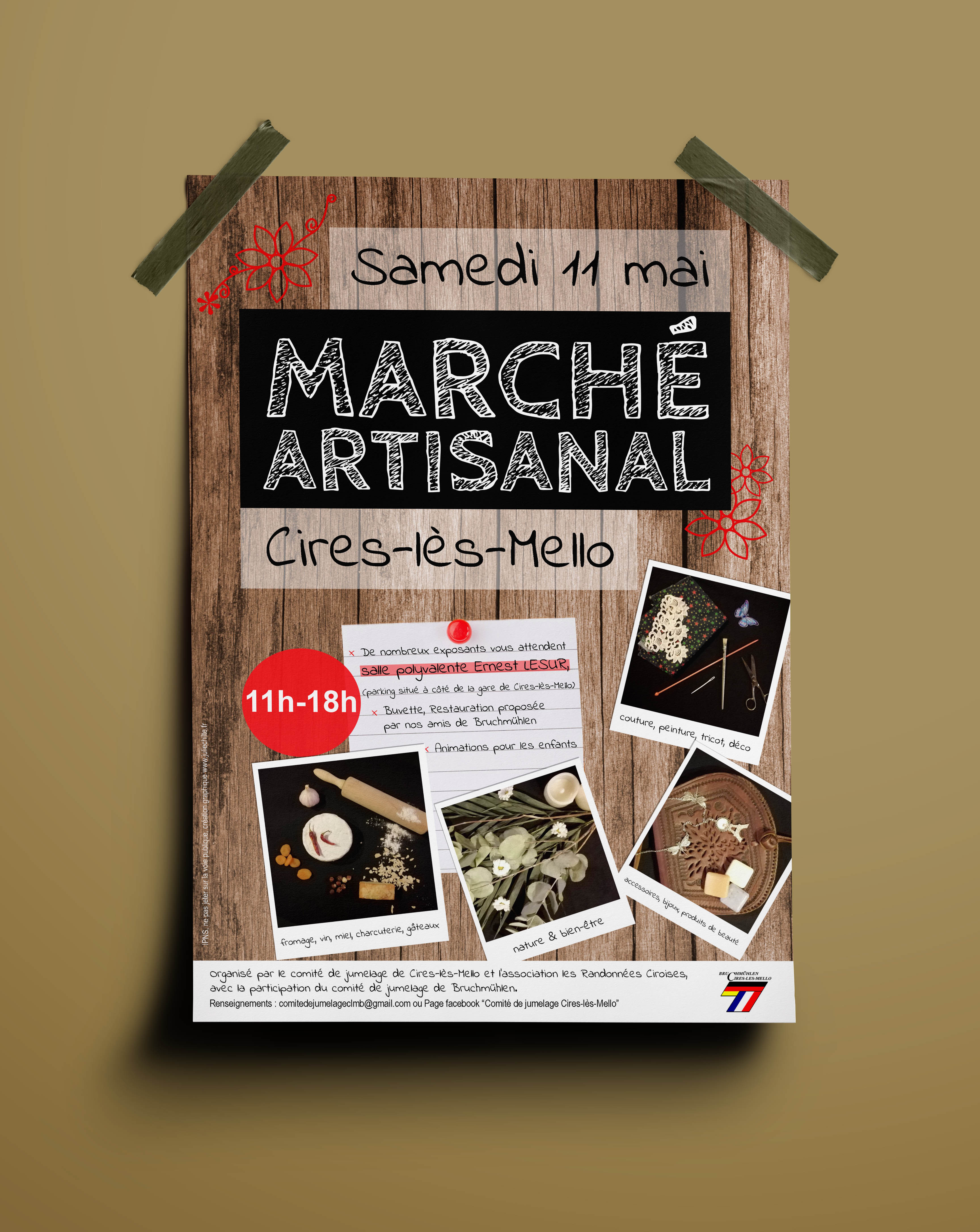 Affiche marche artisanal